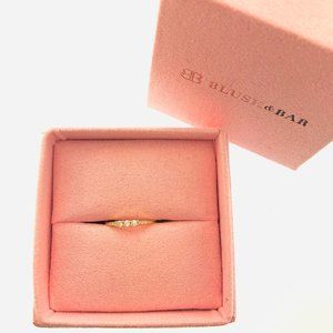 Women's Blush & Bar Gold Emie Ring